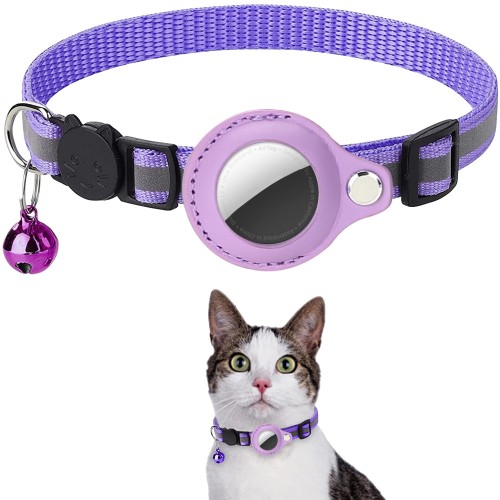 Airtag Case Collar for Cat with Protective Case
