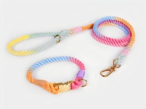 Dogs Collar + Leash set-LDK-PC-042 set