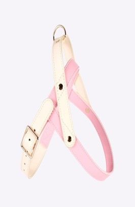 Eco-Friendly Leather Dog Harness with Thick Rope & Metal Hardware Perfect for Walks